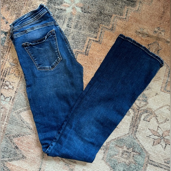 25W/35L Silver Slim Boot Cut WMNS Jeans - Picture 1 of 5